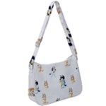 Bluey, Bluey merch, Bluey pattern, Bluey Bluey, bingo, Bluey design, bluey dog Zip Up Shoulder Bag Bluey, Bluey merch, Bluey pattern, Bluey Bluey, bingo, Bluey design, bluey dog Zip Up Shoulder Bag