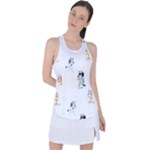 Bluey, Bluey merch, Bluey pattern, Bluey Bluey, bingo, Bluey design, bluey dog Racer Back Mesh Tank Top Bluey, Bluey merch, Bluey pattern, Bluey Bluey, bingo, Bluey design, bluey dog Racer Back Mesh Tank Top