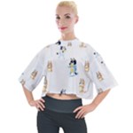 Bluey, Bluey merch, Bluey pattern, Bluey Bluey, bingo, Bluey design, bluey dog Mock Neck T-Shirt Bluey, Bluey merch, Bluey pattern, Bluey Bluey, bingo, Bluey design, bluey dog Mock Neck T-Shirt