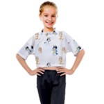 Bluey, Bluey merch, Bluey pattern, Bluey Bluey, bingo, Bluey design, bluey dog Kids Mock Neck T-Shirt Bluey, Bluey merch, Bluey pattern, Bluey Bluey, bingo, Bluey design, bluey dog Kids Mock Neck T-Shirt