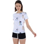 Bluey, Bluey merch, Bluey pattern, Bluey Bluey, bingo, Bluey design, bluey dog Back Circle Cutout Sports T-Shirt Bluey, Bluey merch, Bluey pattern, Bluey Bluey, bingo, Bluey design, bluey dog Back Circle Cutout Sports T-Shirt