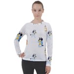 Bluey, Bluey merch, Bluey pattern, Bluey Bluey, bingo, Bluey design, bluey dog Women s Pique Long Sleeve T-Shirt Bluey, Bluey merch, Bluey pattern, Bluey Bluey, bingo, Bluey design, bluey dog Women s Pique Long Sleeve T-Shirt