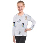 Bluey, Bluey merch, Bluey pattern, Bluey Bluey, bingo, Bluey design, bluey dog Kids Long Mesh T-Shirt Bluey, Bluey merch, Bluey pattern, Bluey Bluey, bingo, Bluey design, bluey dog Kids Long Mesh T-Shirt