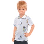 Bluey, Bluey merch, Bluey pattern, Bluey Bluey, bingo, Bluey design, bluey dog Kids Polo T-Shirt Bluey, Bluey merch, Bluey pattern, Bluey Bluey, bingo, Bluey design, bluey dog Kids Polo T-Shirt