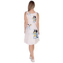 Knee Length Skater Dress With Pockets 