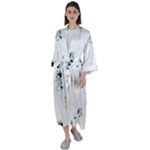Bluey, Bluey merch, Bluey pattern, Bluey Bluey, bingo, Bluey design, bluey dog Maxi Satin Kimono Bluey, Bluey merch, Bluey pattern, Bluey Bluey, bingo, Bluey design, bluey dog Maxi Satin Kimono