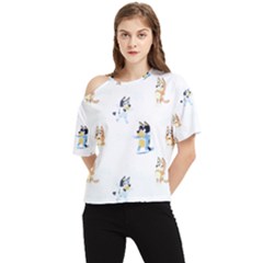 One Shoulder Cut Out T-Shirt 