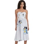 Bluey, Bluey merch, Bluey pattern, Bluey Bluey, bingo, Bluey design, bluey dog Knee-Length Strapless Bra Top Dress Bluey, Bluey merch, Bluey pattern, Bluey Bluey, bingo, Bluey design, bluey dog Knee-Length Strapless Bra Top Dress
