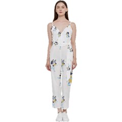 V-Neck Camisole Jumpsuit 