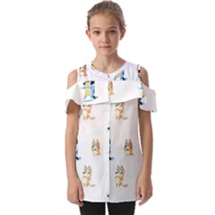 Fold Over Open Sleeve Top 