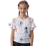 Bluey, Bluey merch, Bluey pattern, Bluey Bluey, bingo, Bluey design, bluey dog Kids Cut Out Flutter Sleeves Bluey, Bluey merch, Bluey pattern, Bluey Bluey, bingo, Bluey design, bluey dog Kids Cut Out Flutter Sleeves