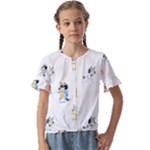 Bluey, Bluey merch, Bluey pattern, Bluey Bluey, bingo, Bluey design, bluey dog Kids Cuff Sleeve Scrunch Bottom T-Shirt Bluey, Bluey merch, Bluey pattern, Bluey Bluey, bingo, Bluey design, bluey dog Kids Cuff Sleeve Scrunch Bottom T-Shirt