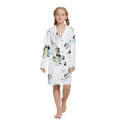 Bluey, Bluey merch, Bluey pattern, Bluey Bluey, bingo, Bluey design, bluey dog Kids  Long Sleeve Velvet Lounge Robe from ArtsNow.com