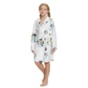 Kids  Long Sleeve Velvet Lounge Robe 