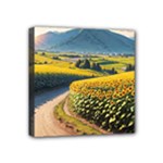 Sunflowers Flowers Nature Mini Canvas 4  x 4  (Stretched)