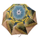 Sunflowers Flowers Nature Folding Umbrellas