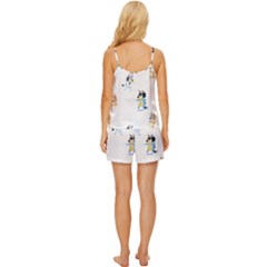 Satin Pajama Short Set 