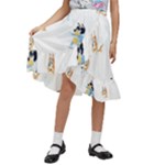 Bluey, Bluey merch, Bluey pattern, Bluey Bluey, bingo, Bluey design, bluey dog Kids Ruffle Flared Wrap Midi Skirt Bluey, Bluey merch, Bluey pattern, Bluey Bluey, bingo, Bluey design, bluey dog Kids Ruffle Flared Wrap Midi Skirt