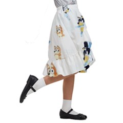 Kids  Ruffle Flared Wrap Midi Skirt 