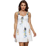 Bluey, Bluey merch, Bluey pattern, Bluey Bluey, bingo, Bluey design, bluey dog Ruffle Strap Babydoll Chiffon Dress Bluey, Bluey merch, Bluey pattern, Bluey Bluey, bingo, Bluey design, bluey dog Ruffle Strap Babydoll Chiffon Dress