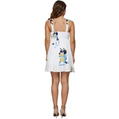 Ruffle Strap Babydoll Chiffon Dress 