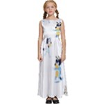 Bluey, Bluey merch, Bluey pattern, Bluey Bluey, bingo, Bluey design, bluey dog Kids Satin Sleeveless Maxi Dress Bluey, Bluey merch, Bluey pattern, Bluey Bluey, bingo, Bluey design, bluey dog Kids Satin Sleeveless Maxi Dress