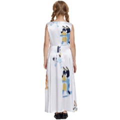 Kids  Satin Sleeveless Maxi Dress 