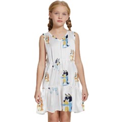 Kids  Sleeveless Tiered Mini Dress 