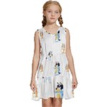 Bluey, Bluey merch, Bluey pattern, Bluey Bluey, bingo, Bluey design, bluey dog Kids Sleeveless Tiered Mini Dress Bluey, Bluey merch, Bluey pattern, Bluey Bluey, bingo, Bluey design, bluey dog Kids Sleeveless Tiered Mini Dress