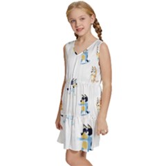 Kids  Sleeveless Tiered Mini Dress 