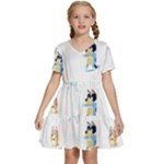 Bluey, Bluey merch, Bluey pattern, Bluey Bluey, bingo, Bluey design, bluey dog Kids Short Sleeve Tiered Mini Dress Bluey, Bluey merch, Bluey pattern, Bluey Bluey, bingo, Bluey design, bluey dog Kids Short Sleeve Tiered Mini Dress