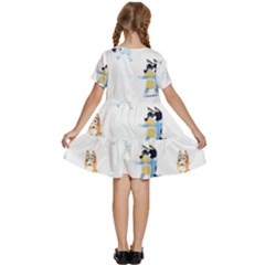 Kids  Short Sleeve Tiered Mini Dress 