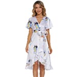 Bluey, Bluey merch, Bluey pattern, Bluey Bluey, bingo, Bluey design, bluey dog Women s Kimono Wrap Satin Dress Bluey, Bluey merch, Bluey pattern, Bluey Bluey, bingo, Bluey design, bluey dog Women s Kimono Wrap Satin Dress