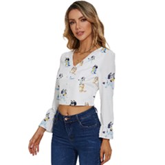 Long Sleeve V-Neck Top 