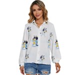 Bluey, Bluey merch, Bluey pattern, Bluey Bluey, bingo, Bluey design, bluey dog Women s Long Sleeve Button Up Shirt Bluey, Bluey merch, Bluey pattern, Bluey Bluey, bingo, Bluey design, bluey dog Women s Long Sleeve Button Up Shirt