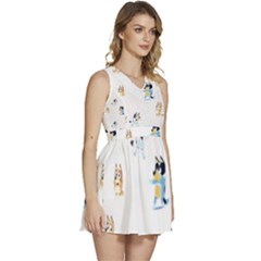 Sleeveless High Waist Mini Dress 