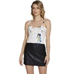 Bluey, Bluey merch, Bluey pattern, Bluey Bluey, bingo, Bluey design, bluey dog Flowy Camisole Tie Up Top Bluey, Bluey merch, Bluey pattern, Bluey Bluey, bingo, Bluey design, bluey dog Flowy Camisole Tie Up Top