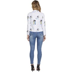 Women s Long Sleeve Revers Collar Cropped Jacket 