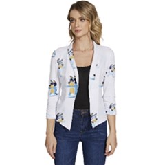 Women s Casual 3/4 Sleeve Spring Jacket 