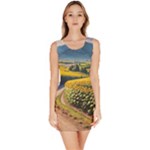 Sunflowers Flowers Nature Bodycon Dress