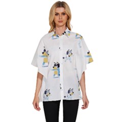 Women s Batwing Button Up Shirt 