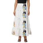 Bluey, Bluey merch, Bluey pattern, Bluey Bluey, bingo, Bluey design, bluey dog Tiered Ruffle Maxi Skirt Bluey, Bluey merch, Bluey pattern, Bluey Bluey, bingo, Bluey design, bluey dog Tiered Ruffle Maxi Skirt