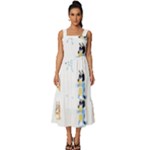 Bluey, Bluey merch, Bluey pattern, Bluey Bluey, bingo, Bluey design, bluey dog Square Neckline Tiered Midi Dress Bluey, Bluey merch, Bluey pattern, Bluey Bluey, bingo, Bluey design, bluey dog Square Neckline Tiered Midi Dress