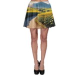Sunflowers Flowers Nature Skater Skirt