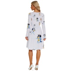 Long Sleeve Dress With Pocket 