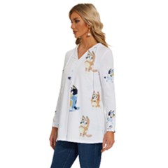 Long Sleeve Drawstring Hooded Top 