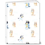 Bluey, Bluey merch, Bluey pattern, Bluey Bluey, bingo, Bluey design, bluey dog 8 x 10 Softcover Notebook Bluey, Bluey merch, Bluey pattern, Bluey Bluey, bingo, Bluey design, bluey dog 8 x 10 Softcover Notebook