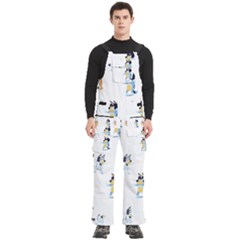 Men s Side Zip Front Pouch Ski And Snowboard Bib Pants	 