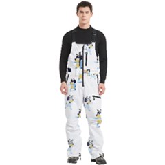 Men s Front Zip Ski And Snowboard Bib Pants 