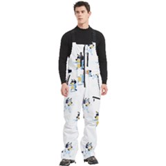 Men s Front Zip Ski And Snowboard Bib Pants 